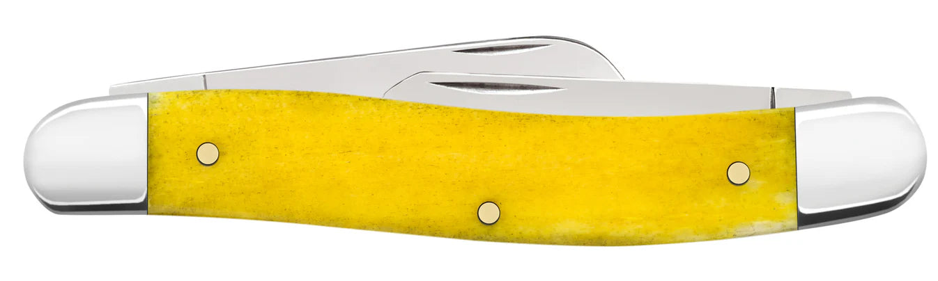 CASE STOCKMAN MEDIUM 2 BLADE 3 5/8" YELLOW BONE