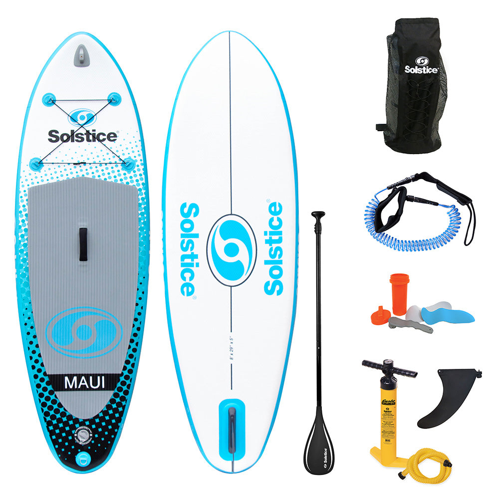 SOLSTICE WATERSPORTS 8' MAUI YOUTH INFLATABLE STAND-UP PADDLEBOARD