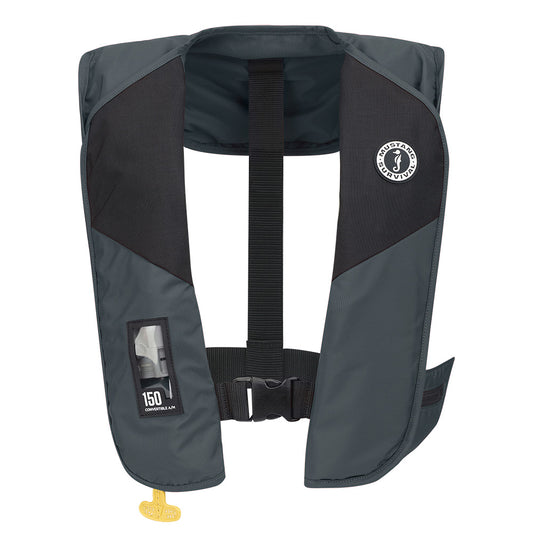 MUSTANG MIT 150 CONVERTIBLE INFLATABLE PFD - ADMIRAL GREY