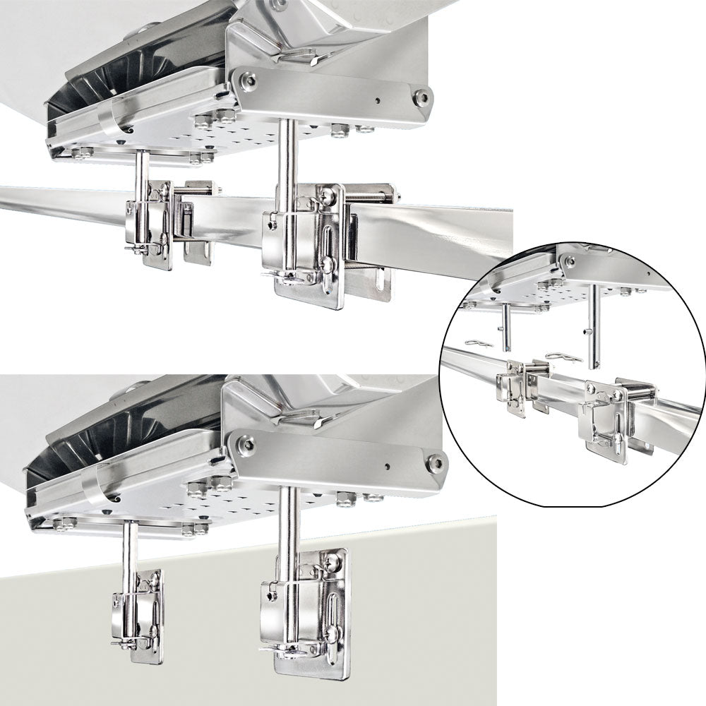 MAGMA DUAL SIDE BULKHEAD OR SQUARE/FLAT RAIL MOUNT