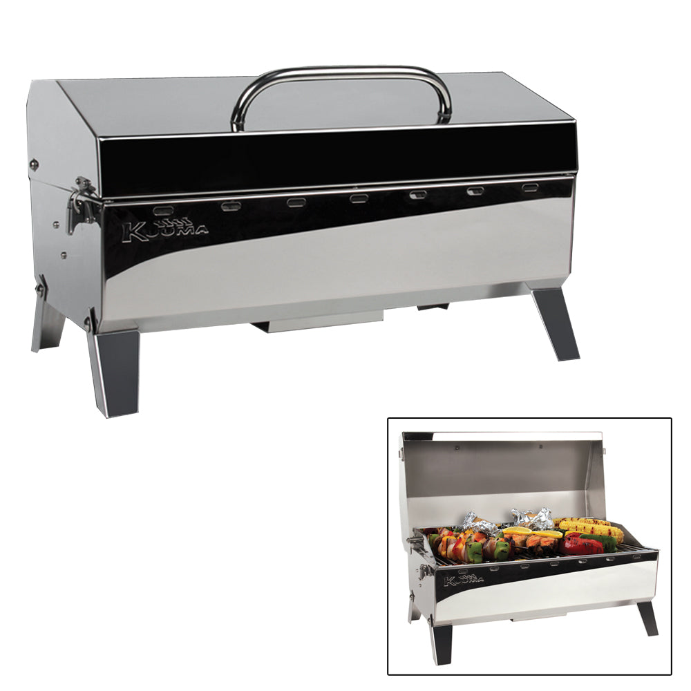 KUUMA STOW N' GO 160 GAS GRILL W/THERMOMETER AND IGNITOR