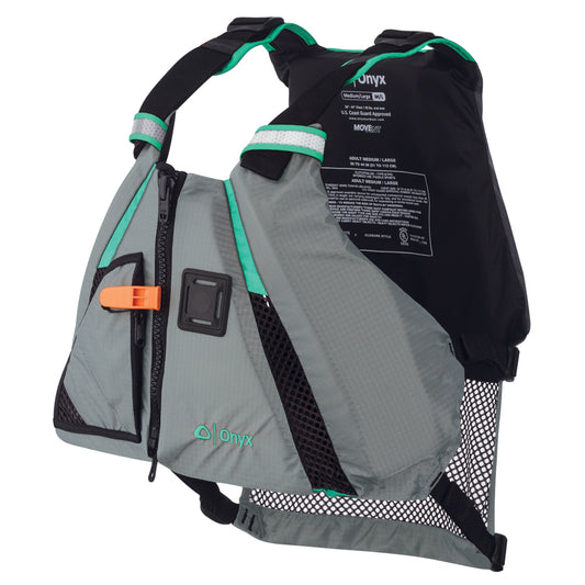 ONYX MOVEVENT DYNAMIC PADDLE SPORTS LIFE VEST - M/L - AQUA