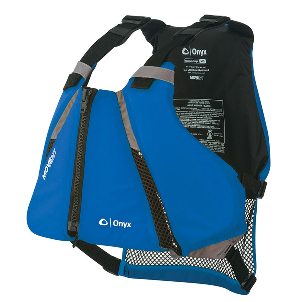 ONYX MOVEVENT CURVE PADDLE SPORTS LIFE VEST - XS/S - BLUE