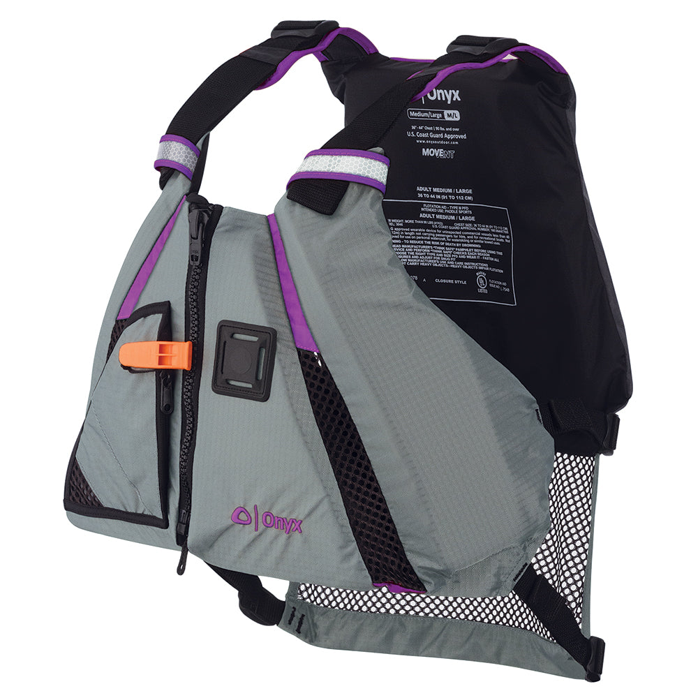 ONYX MOVEVENT DYNAMIC PADDLE SPORTS VEST - PURPLE/GREY - XS/SM