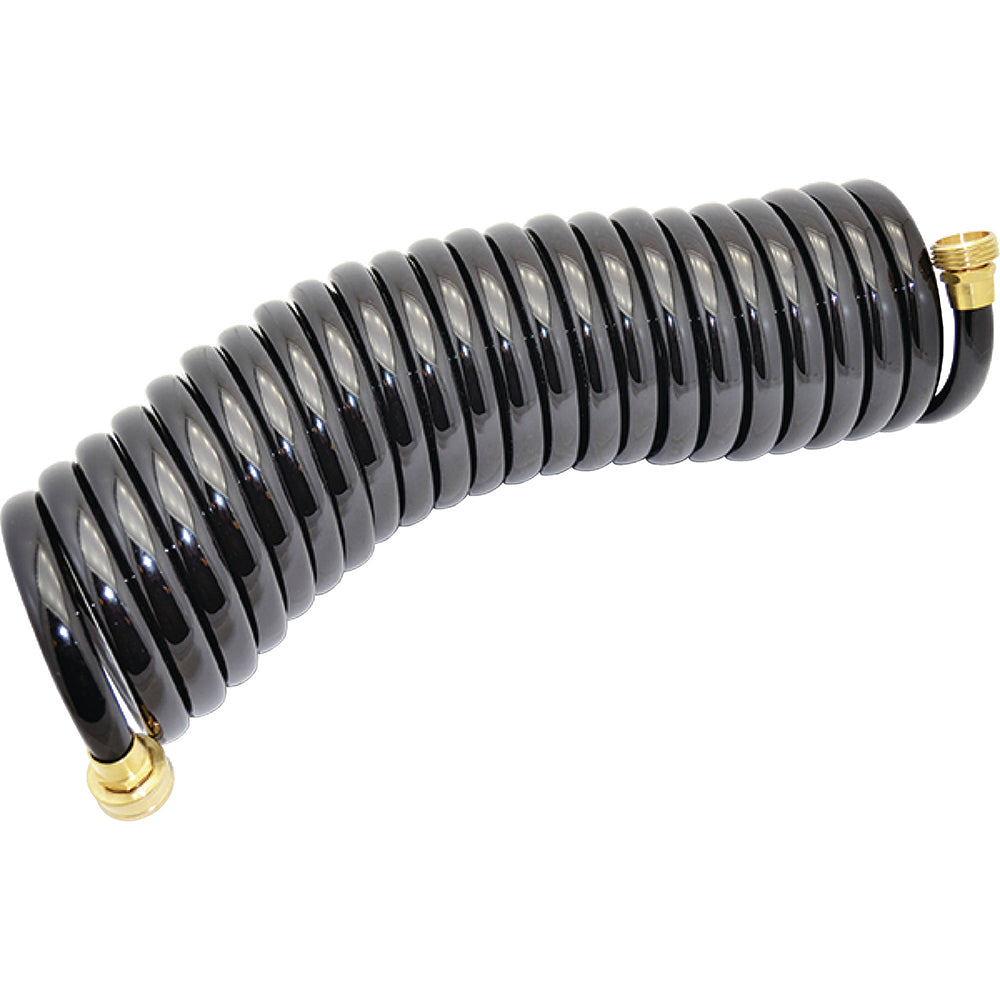 JOHNSON PUMP COILED WASH DOWN HOSE - 25' - 1/2" DIAMETER