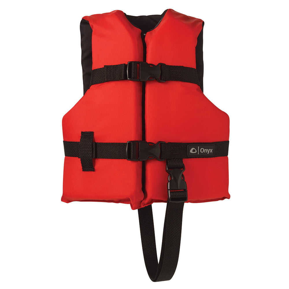 ONYX NYLON GENERAL PURPOSE LIFE JACKET - CHILD 30-50LBS - RED