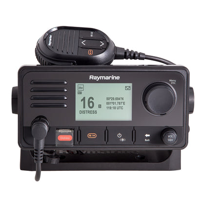 RAYMARINE RAY63 DUAL STATION VHF RADIO W/GPS