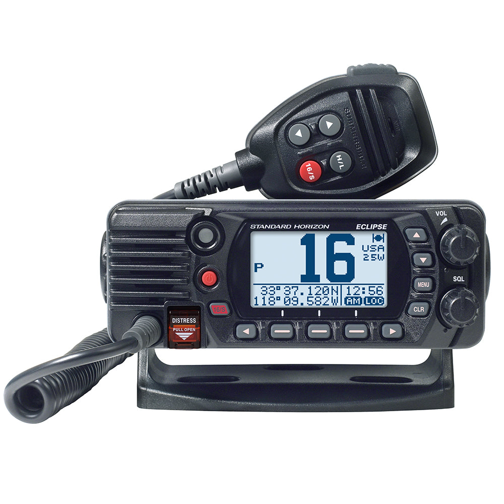 STANDARD HORIZON GX1400G FIXED MOUNT VHF W/GPS - BLACK