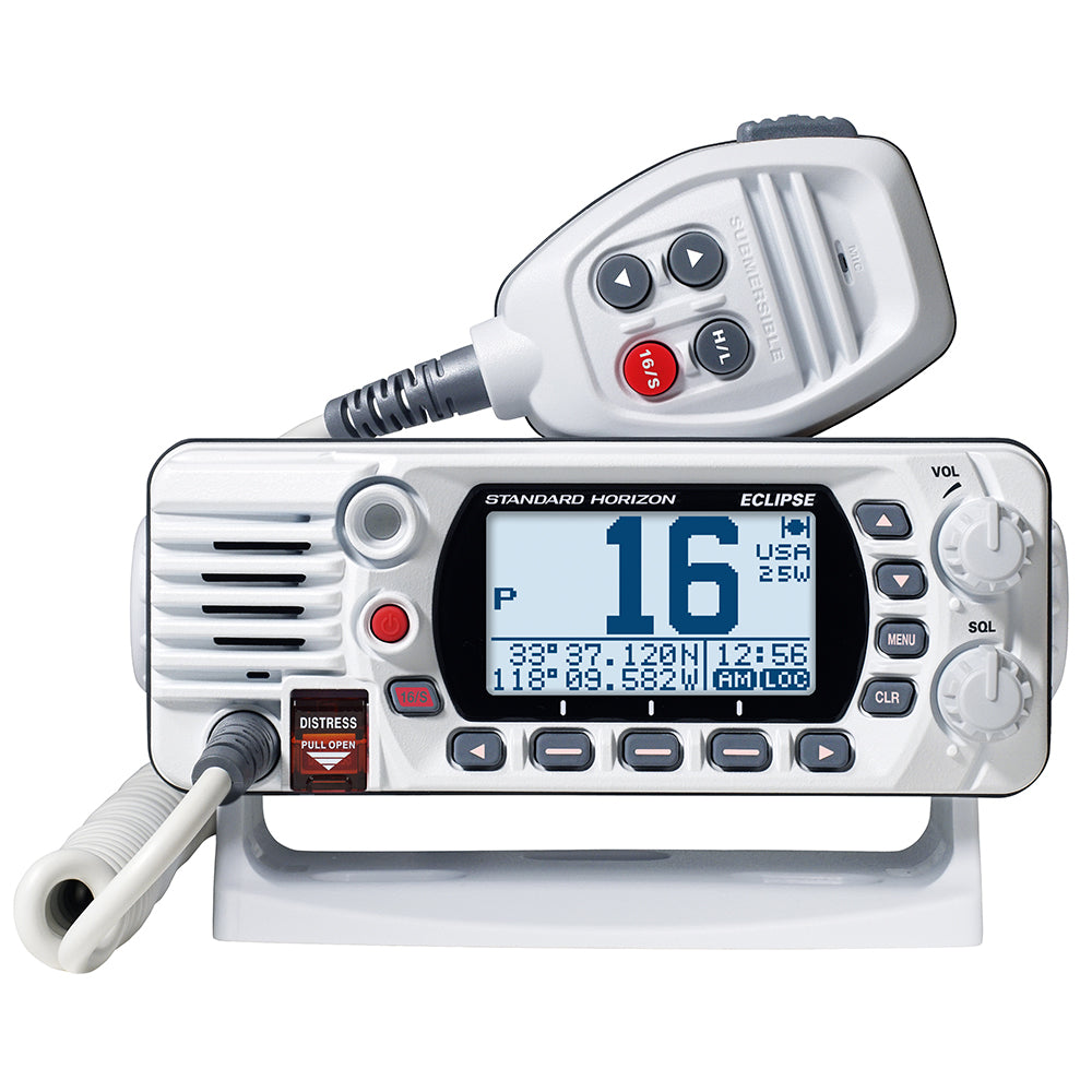 STANDARD HORIZON GX1400G FIXED MOUNT VHF W/GPS - WHITE