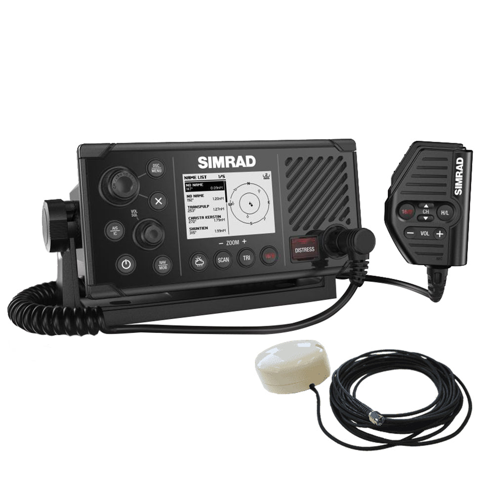 SIMRAD RS40-B VHF RADIO W/CLASS B AIS TRANSCEIVER & GPS-500 ANTENNA