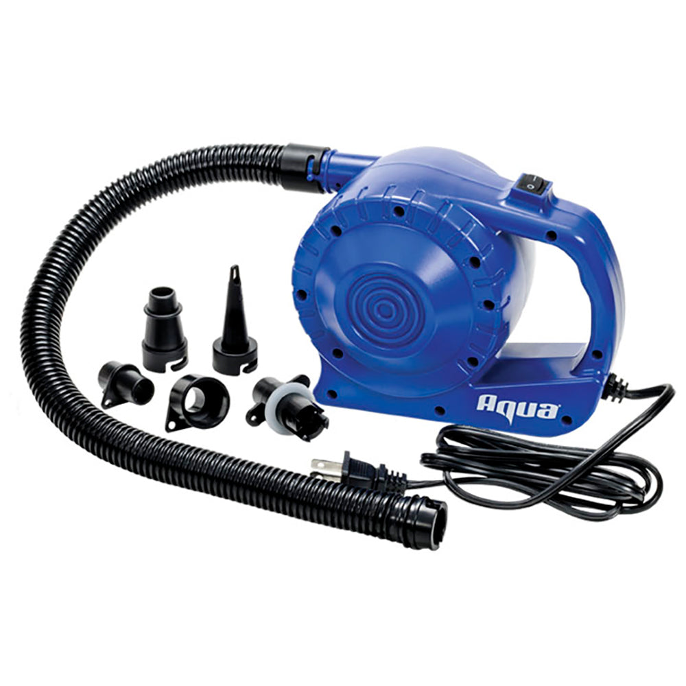 AQUA LEISURE HEAVY-DUTY 110V ELECTRIC AIR PUMP W/5 TIPS