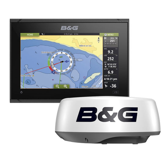 B&G VULCAN 9 RADAR BUNDLE W/HALO20 RADAR