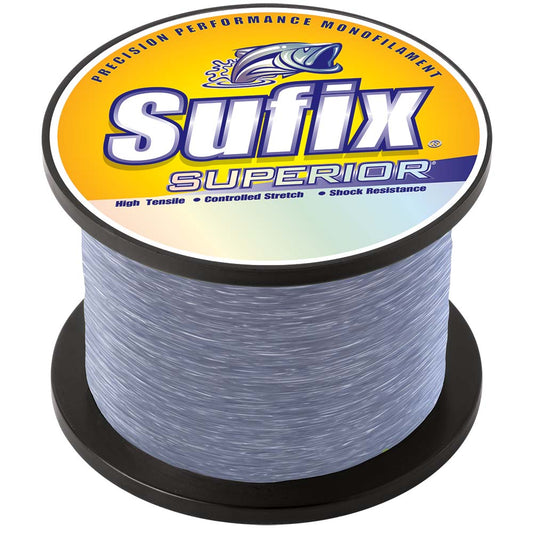 SUFIX SUPERIOR SMOKE BLUE MONOFILAMENT 40LB 3275 YDS BULK