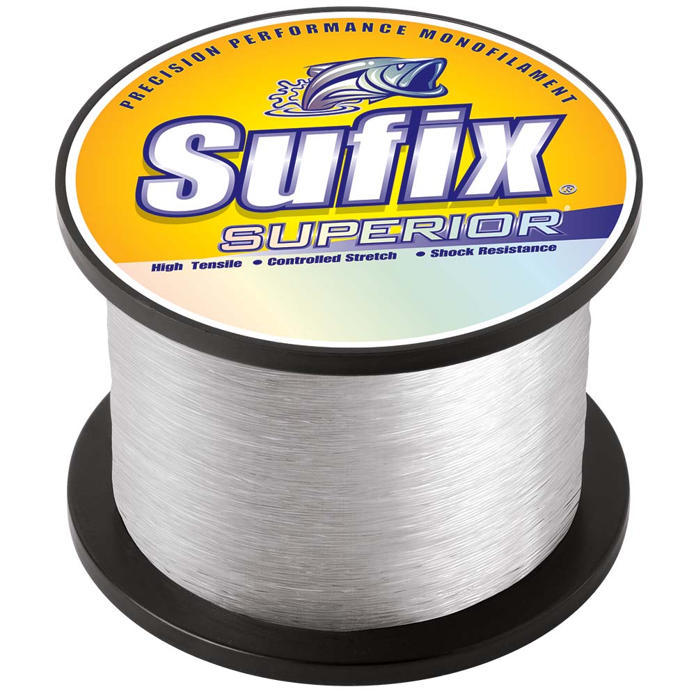 SUFIX SUPERIOR CLEAR MONOFILAMENT 25LB 4710 YDS BULK