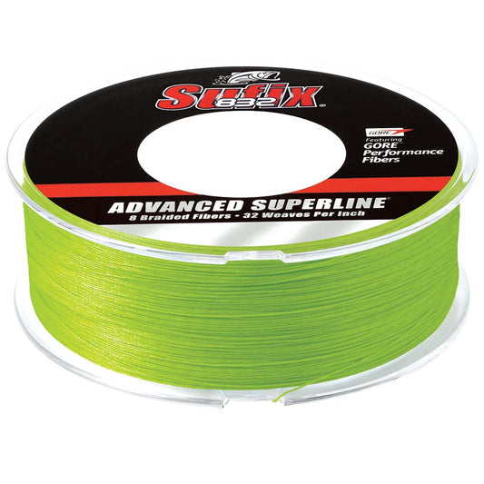 SUFIX 832 ADVANCED SUPERLINE BRAID NEON LIME 10LB 600YDS