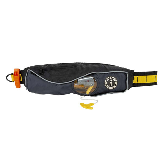 MUSTANG FLUID 2.0 INFLATABLE BELT PACK - BLACK/GREY - MANUAL