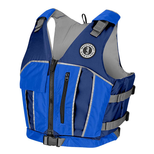 MUSTANG REFLEX FOAM VEST - ROYAL BLUE/NAVY - MEDIUM/LARGE