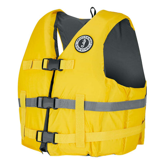 MUSTANG LIVERY FOAM VEST - YELLOW - XL/XXL