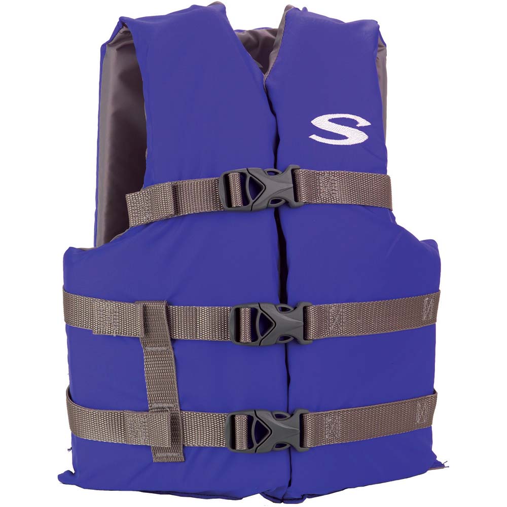 STEARNS YOUTH CLASSIC VEST LIFE JACKET - 50-90LBS - BLUE/GREY