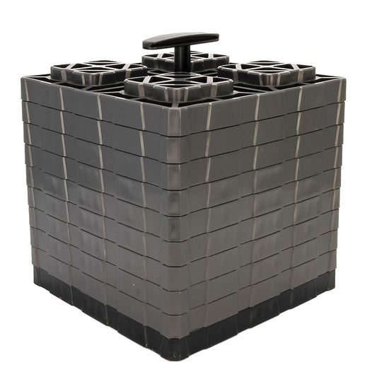 CAMCO FASTEN LEVELING BLOCKS XL W/T-HANDLE - 2X2 - GREY *10-PACK