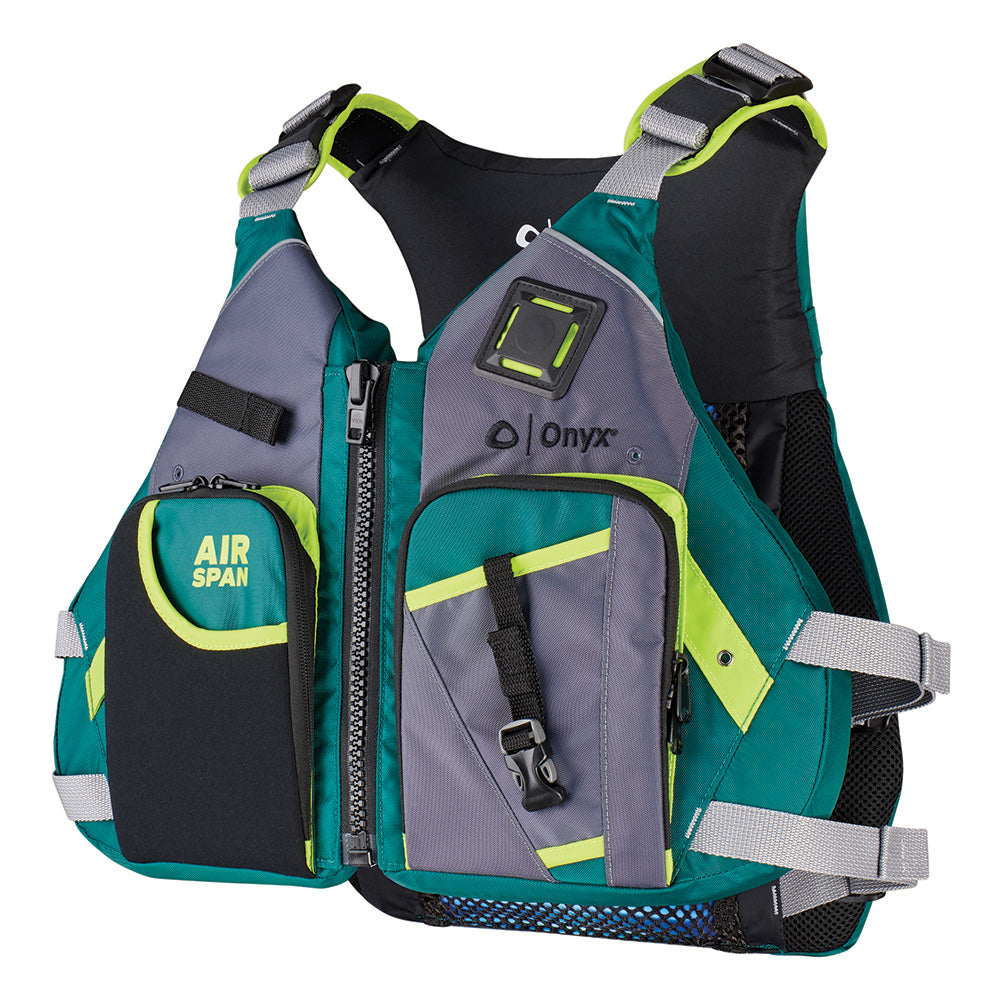 ONYX AIRSPAN ANGLER LIFE JACKET - M/L - GREEN