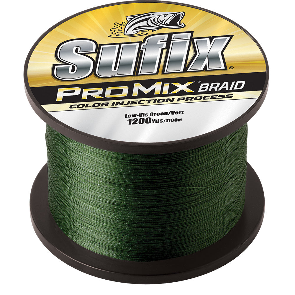 SUFIX PROMIX BRAID LOW-VIS GREEN 15LB 1200YDS