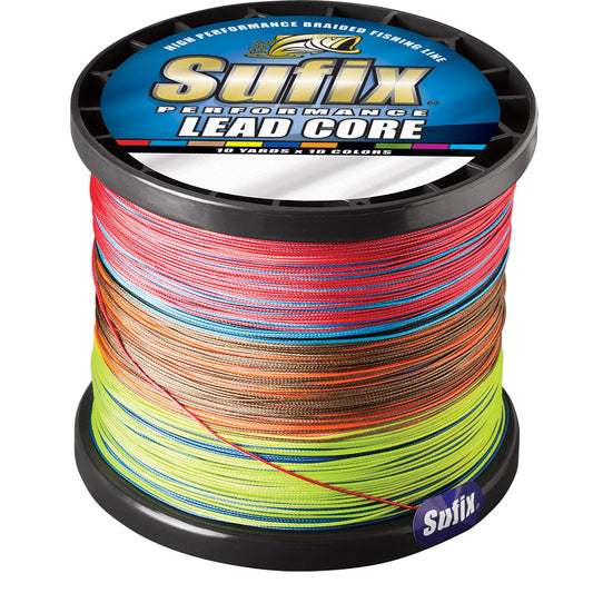 SUFIX PERFORMANCE LEAD CORE - 10-COLOR METERED 15LB 600 YDS