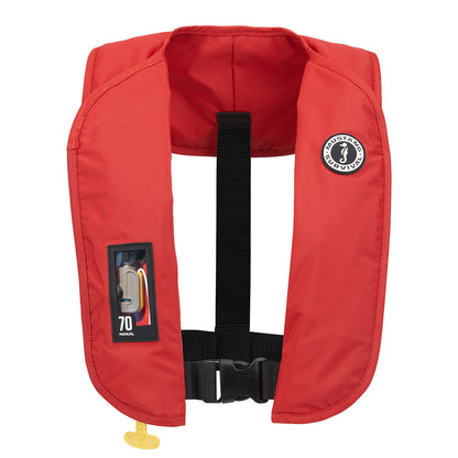 MUSTANG MIT 70 MANUAL INFLATABLE PFD - RED