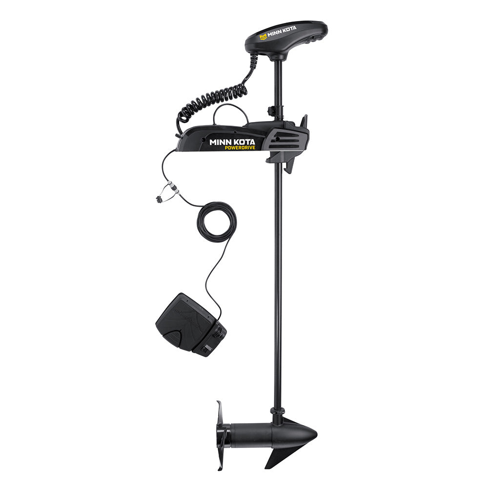 MINN KOTA POWERDRIVE™ 55 TROLLING MOTOR W/FOOT PEDAL - DUAL SPECTRUM CHIRP - 12V - 55LB - 54"