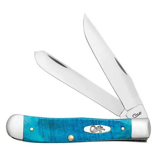 CASE TRAPPER 2 BLADE 4 1/8" CARIBBEAN BLUE